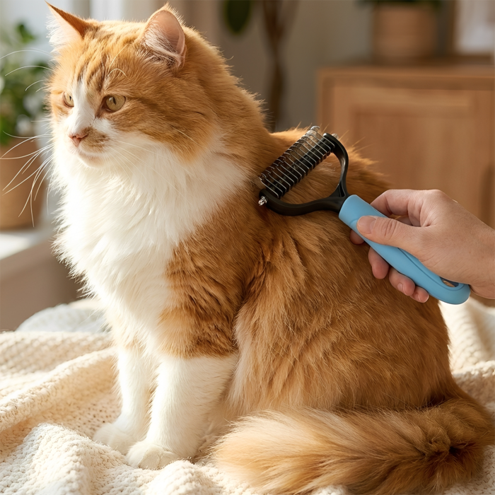 Brosse Pour Chat Et Chien Poils Longs - Peigne Anti-Poils