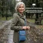 Sac Bandoulière Femme Pour Téléphone Porte-Cartes Avec Pochette Tactile