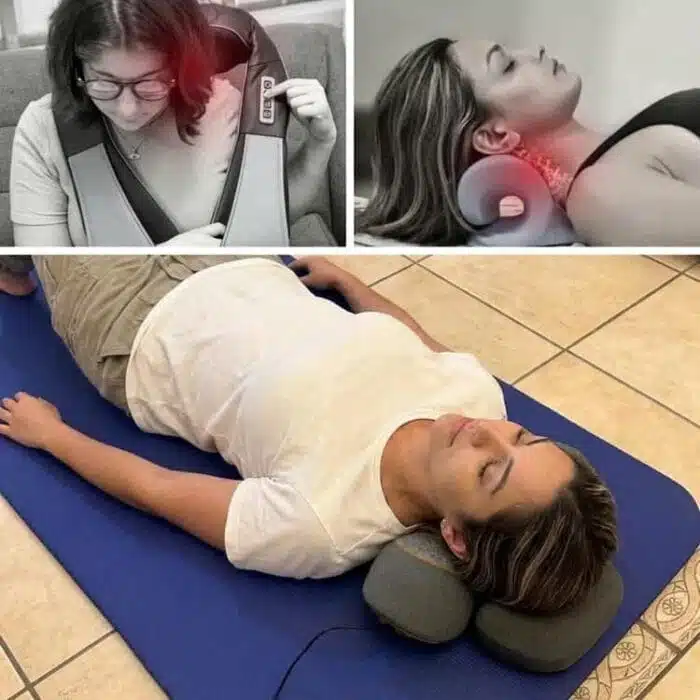 Masseur Cervical Chauffant - Coussin Cervical Massant