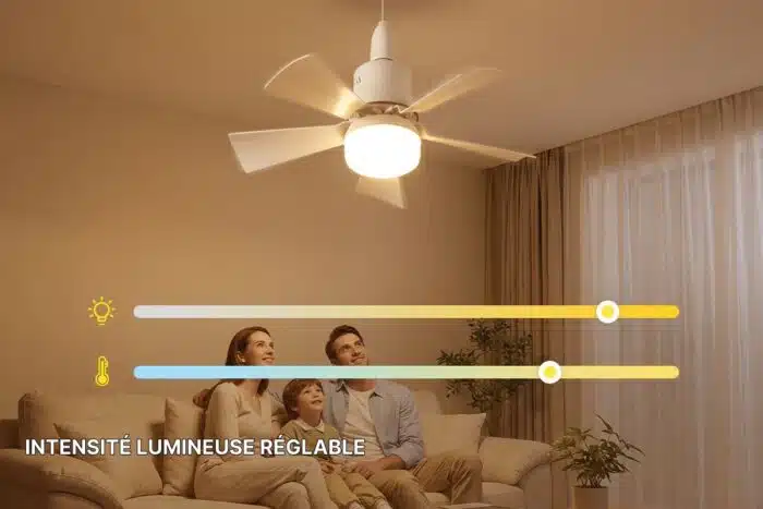 Ventilateur Pour Plafond Avec Lumière Silencieux