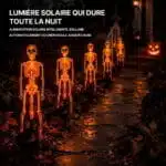 Squelette Halloween Lumineux D'Extérieur