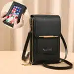 Sac Bandoulière Femme Pour Téléphone Porte-Cartes Avec Pochette Tactile