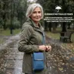 Sac Bandoulière Femme Pour Téléphone Porte-Cartes Avec Pochette Tactile