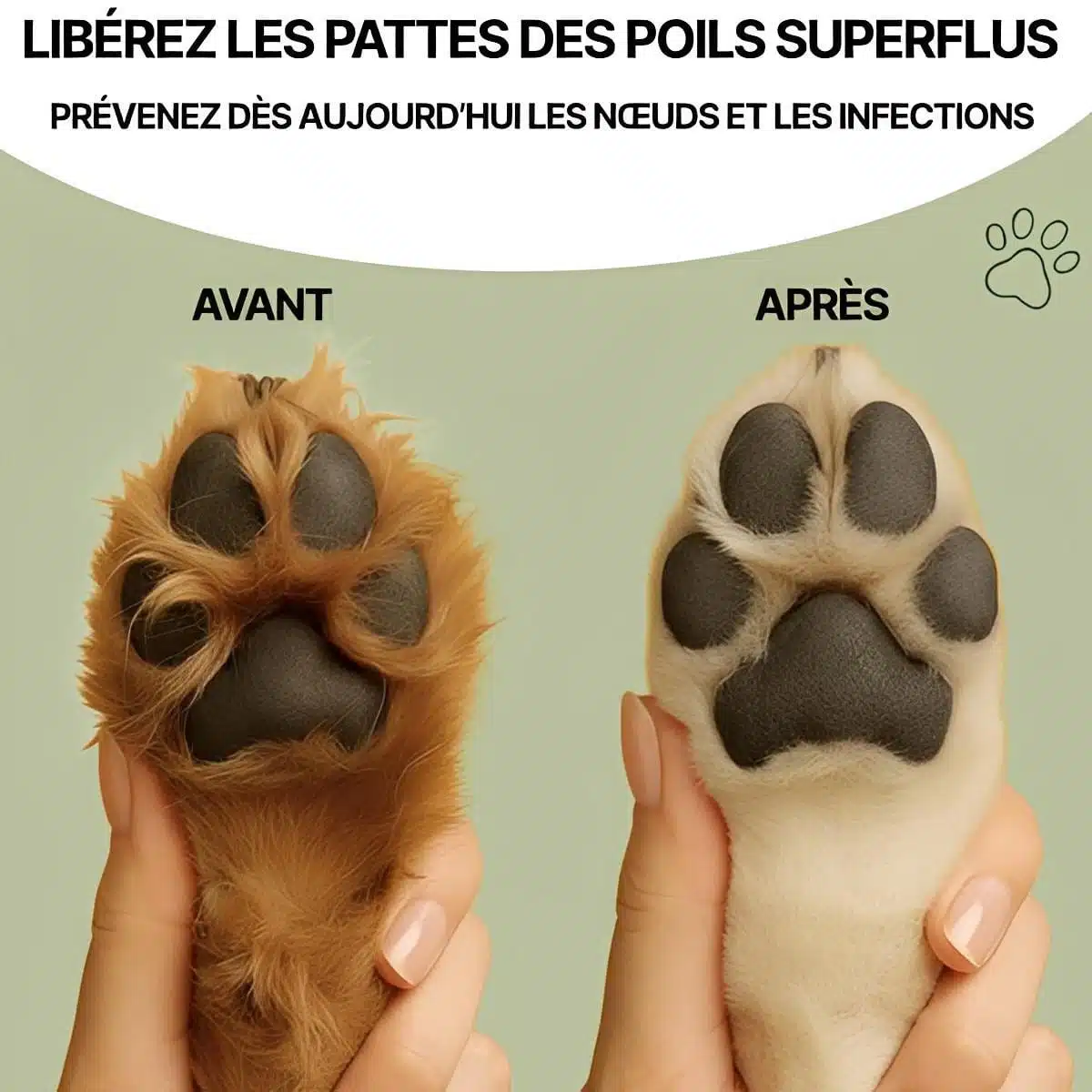 Tondeuse Pour Pattes De Chien Électrique Silencieuse