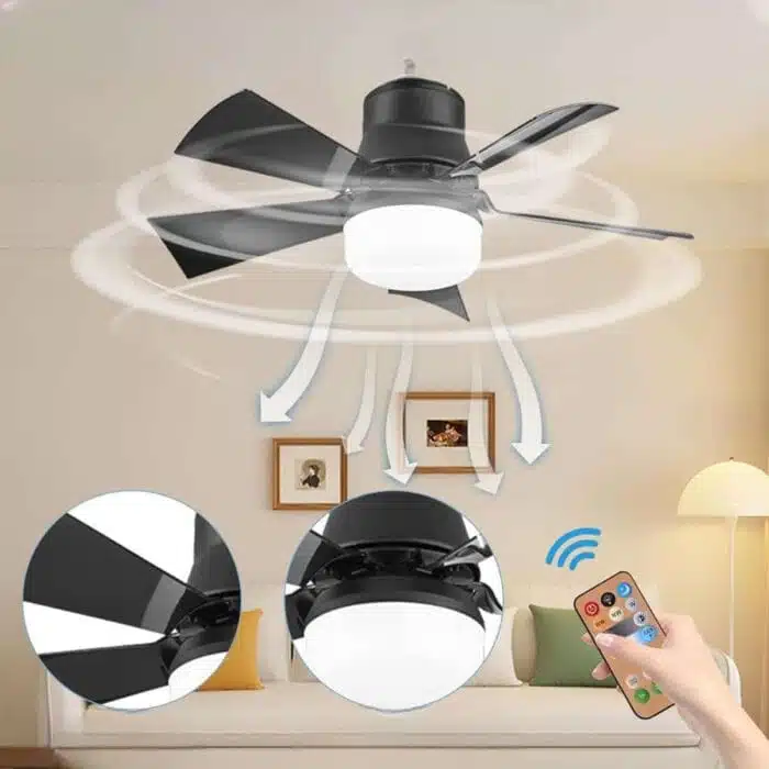 Ventilateur Pour Plafond Avec Lumière Silencieux