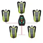 Sac à dos de vélo 15L avec clignotants LED