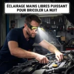 Lampes frontale à LED COB à induction, rechargeables TYPE-C