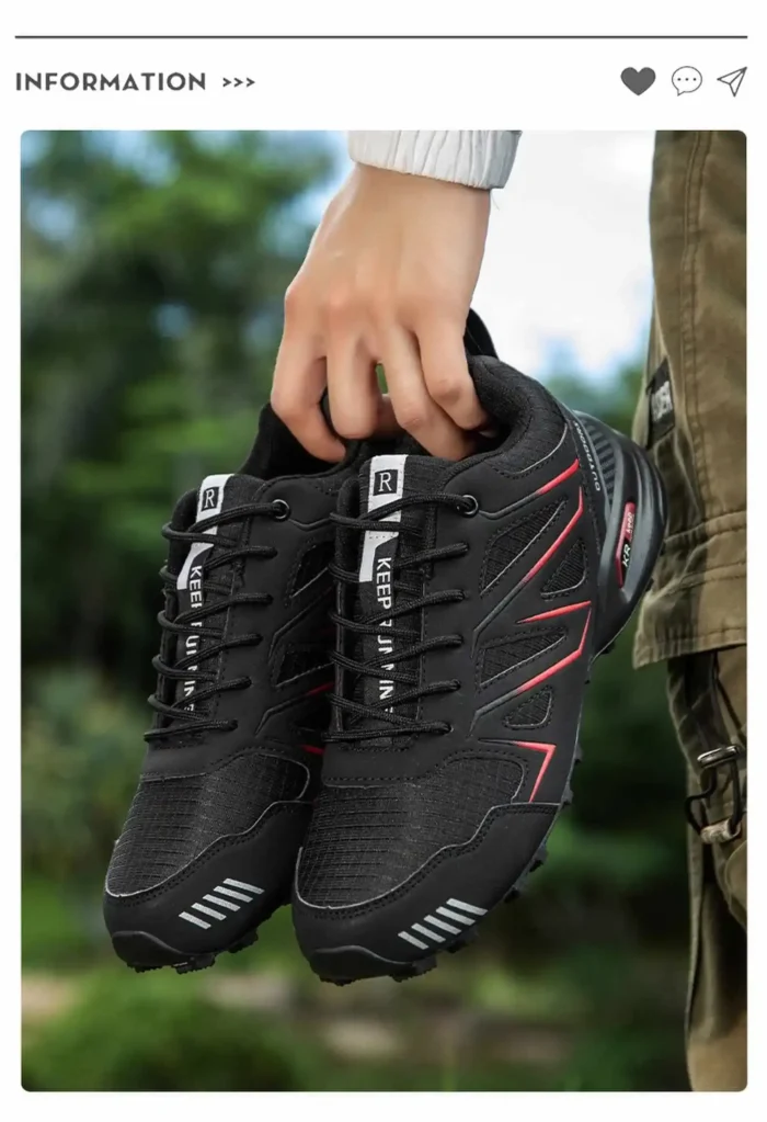 Chaussures de randonnée imperméables pour hommes | baskets de trekking