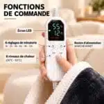 Couverture Chauffante Électrique À Manches