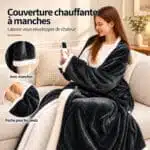 Couverture Chauffante Électrique À Manches