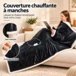 Couverture Chauffante Électrique À Manches