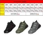 Chaussures de randonnée imperméables pour hommes | baskets de trekking