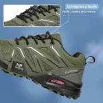 Chaussures de randonnée imperméables pour hommes | baskets de trekking