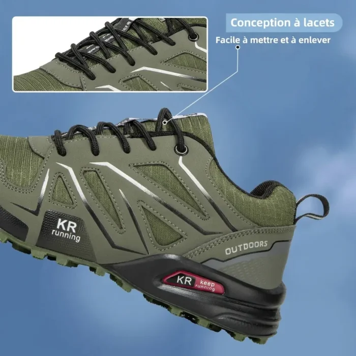 Chaussures de randonnée imperméables pour hommes | baskets de trekking