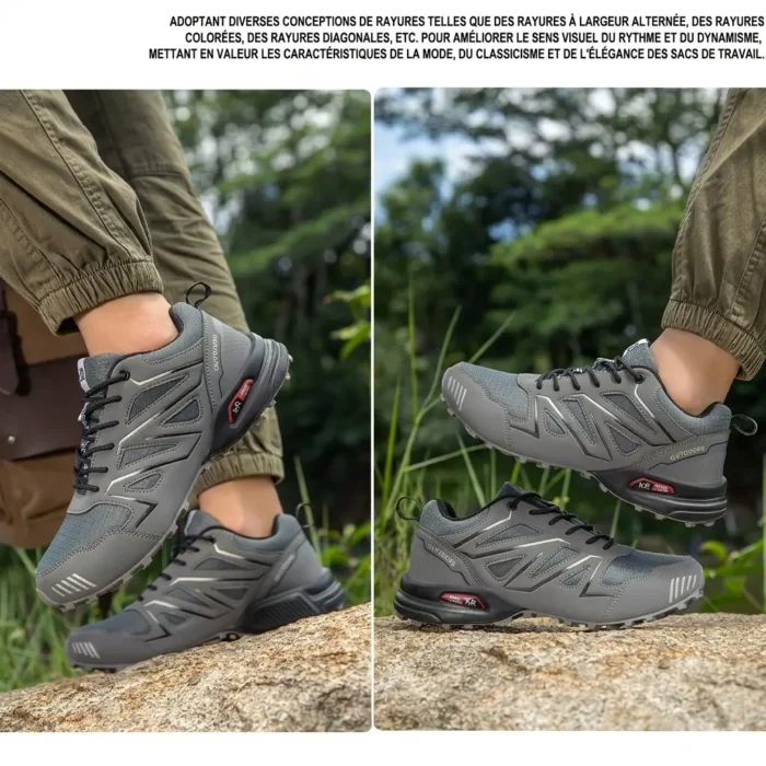 Chaussures de randonnée imperméables pour hommes | baskets de trekking
