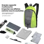 Sac à dos de vélo 15L avec clignotants LED