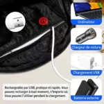 Sac à dos de vélo 15L avec clignotants LED