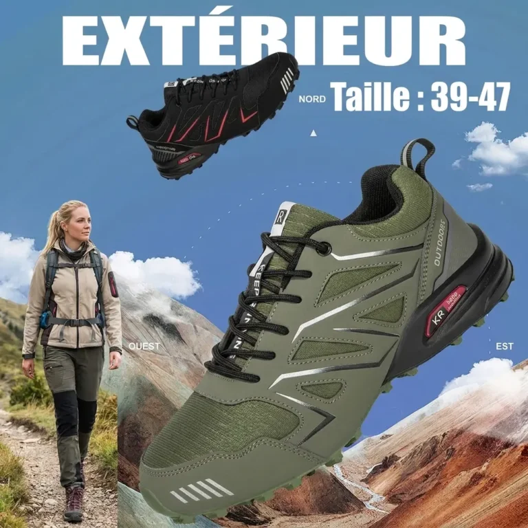 Chaussures de randonnée imperméables pour hommes | baskets de trekking
